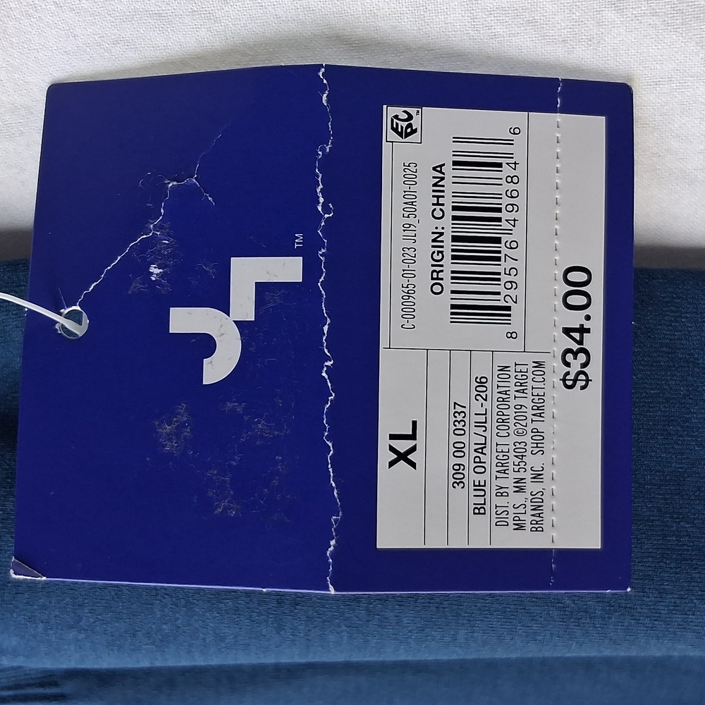 JoyLab Seamless Opal Blue Leggings Size XL - Picture 4 of 9